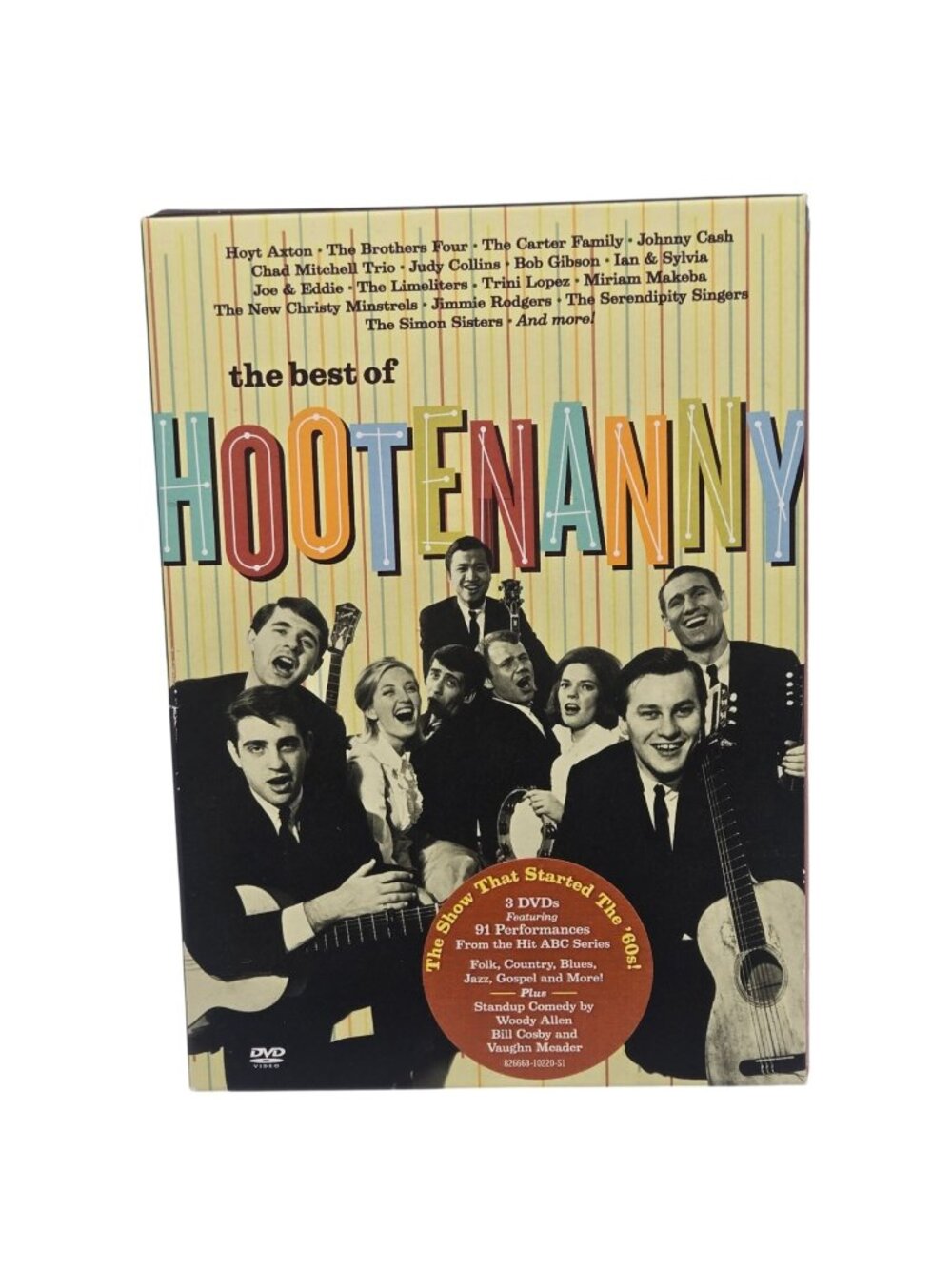 The Best Of Hootenanny 3 DVD Box Set Folk Country Blues Jazz Gospel Comedy